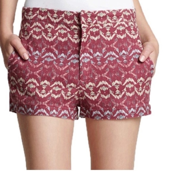 Free People Pants - Free People‎ Wild Plum shorts pink/purple print size 0